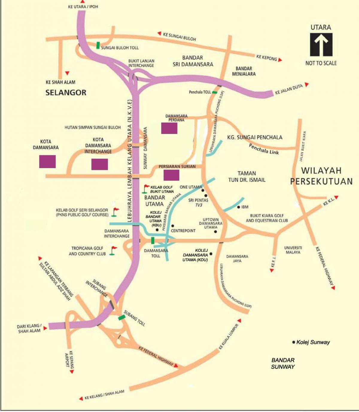 damansara мапата куала лумпур