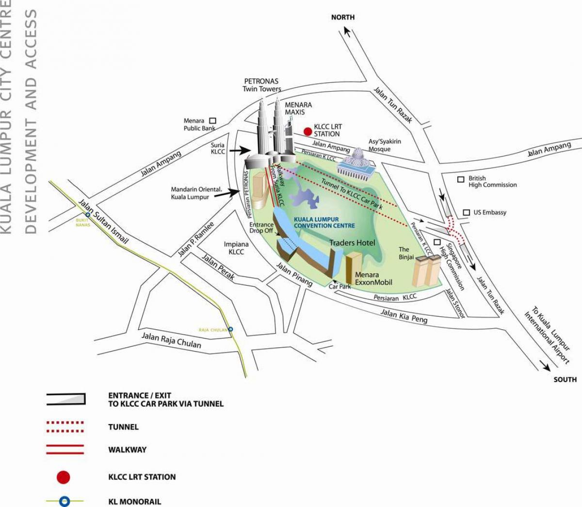 Карта на куала лумпур конвенција центар