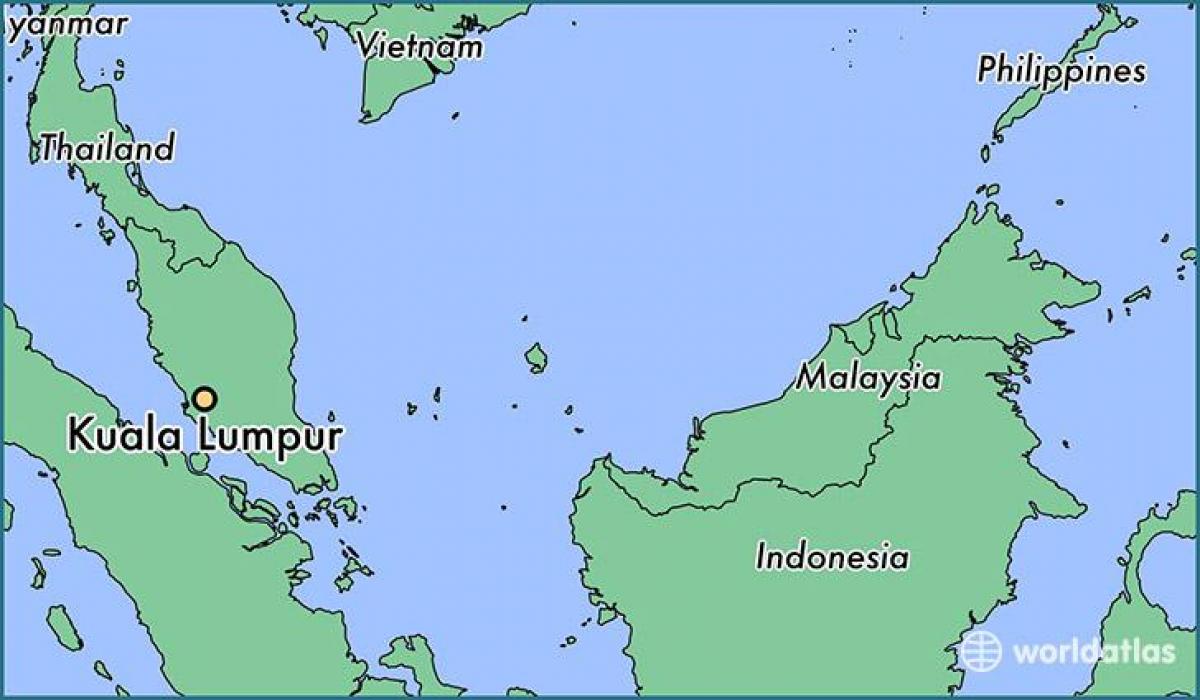 Карта на куала лумпур локација