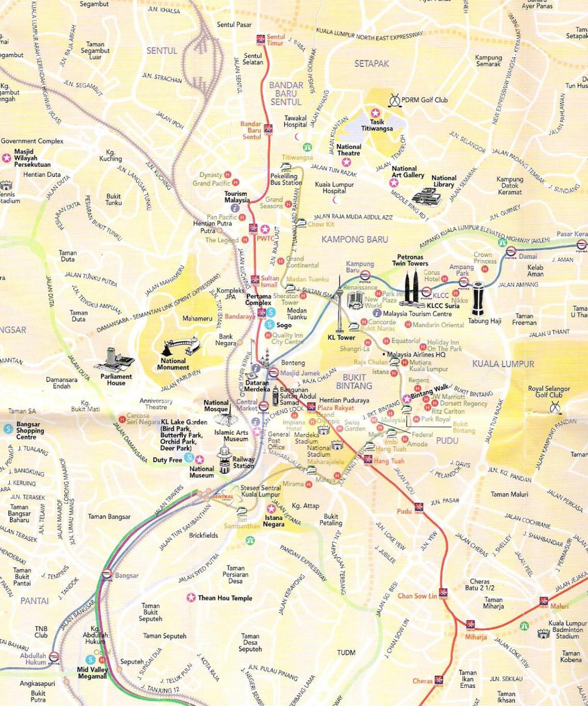 мапа на куала лумпур