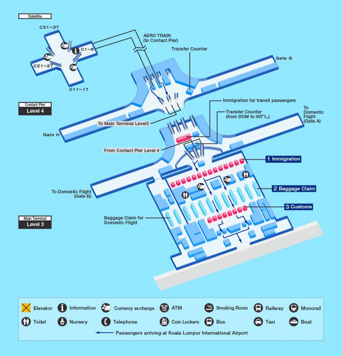 klia терминал мапа