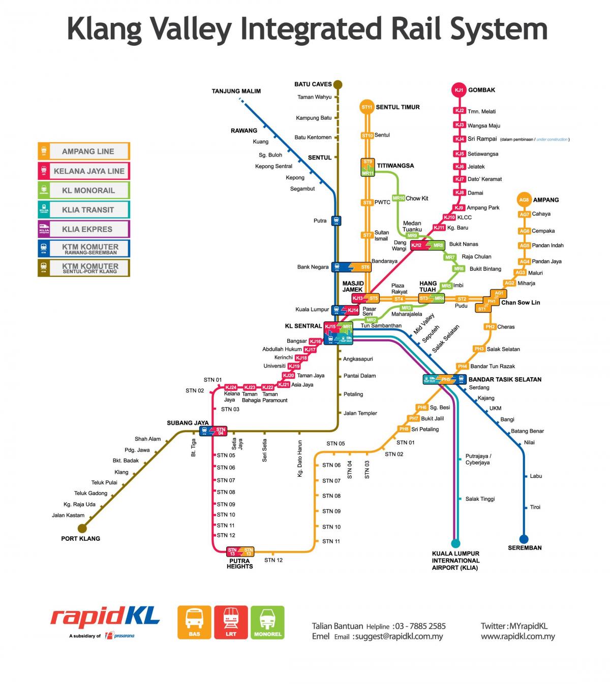 малезија транспорт мапа