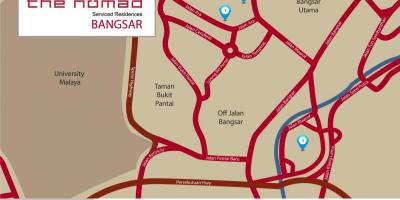 Bangsar куала лумпур мапа