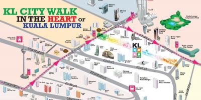 Куала лумпур прошетка мапа