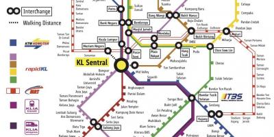 Куала лумпур транспорт мапа