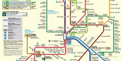 Klang долина железнички транзит мапа