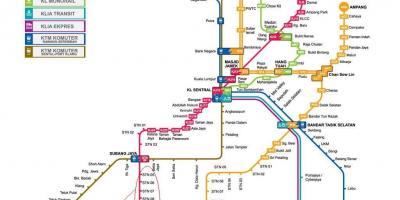Subang jaya lrt маршрутата на мапата