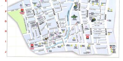 Мапата на арапската улица куала лумпур