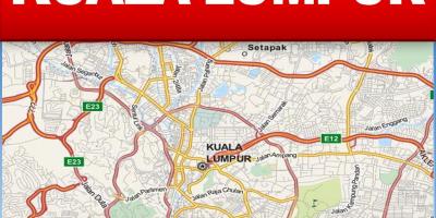Карта на куала лумпур присутен