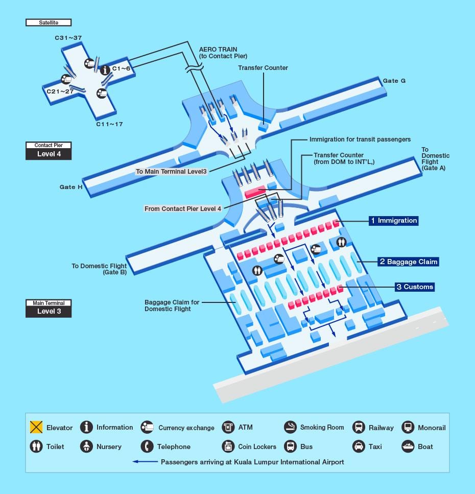 klia терминал мапа