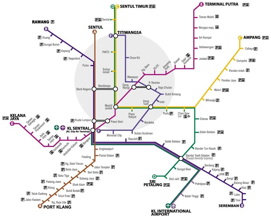 putra lrt станица на мапа