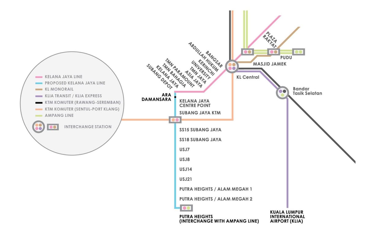 ampang парк lrt станица на мапа