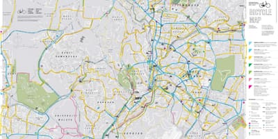 Мапа на велосипедизмот куала лумпур велосипед