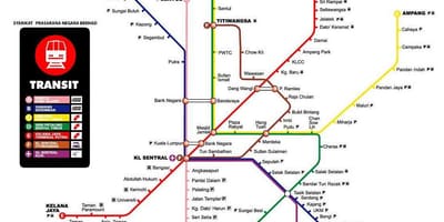 Метрото мапата куала лумпур