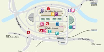 Карта на средината долина центар