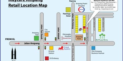 Карта на ampang парк