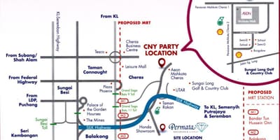 Cheras куала лумпур мапа