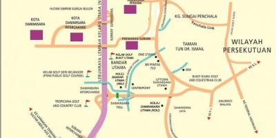 Damansara мапата куала лумпур