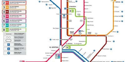 Куала лумпур железничката станица мапа
