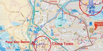 Куала лумпур мапа на градот