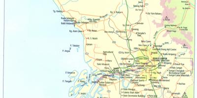 Куала лумпур selangor мапа