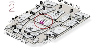 Klia2 пристигнување мапа