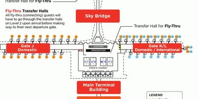Klia2 портата мапа