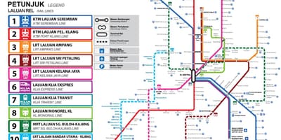 Lrt станица куала лумпур мапа