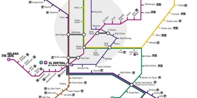 Putra lrt станица на мапа