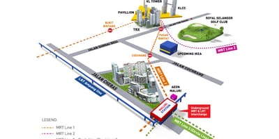 Titiwangsa lrt станица на мапа