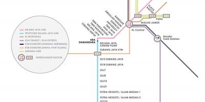 Ampang парк lrt станица на мапа