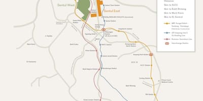 Sentul куала лумпур мапа