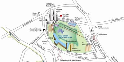 Klcc област на мапата