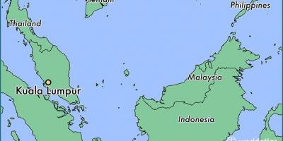 Карта на куала лумпур локација