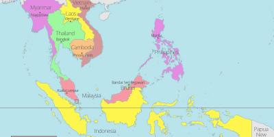 Куала лумпур локација на мапата на светот